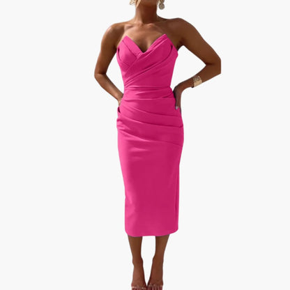 Sleeveless Fit and Flare Women's Summer Dress