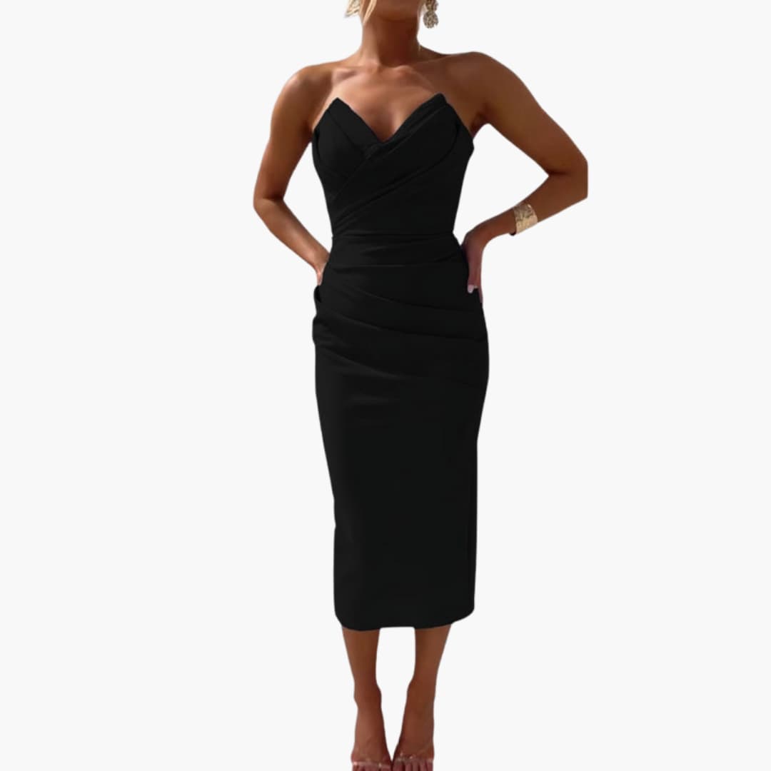 Sleeveless Fit and Flare Women's Summer Dress