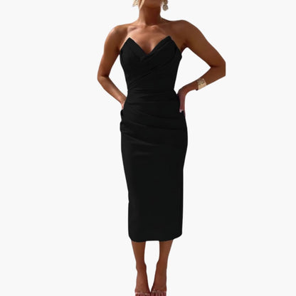 Sleeveless Fit and Flare Women's Summer Dress