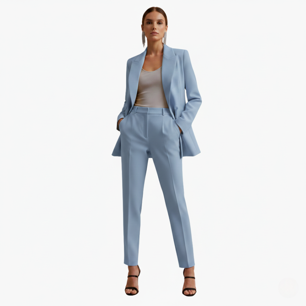 Ladies Business Jacket and Pants Set