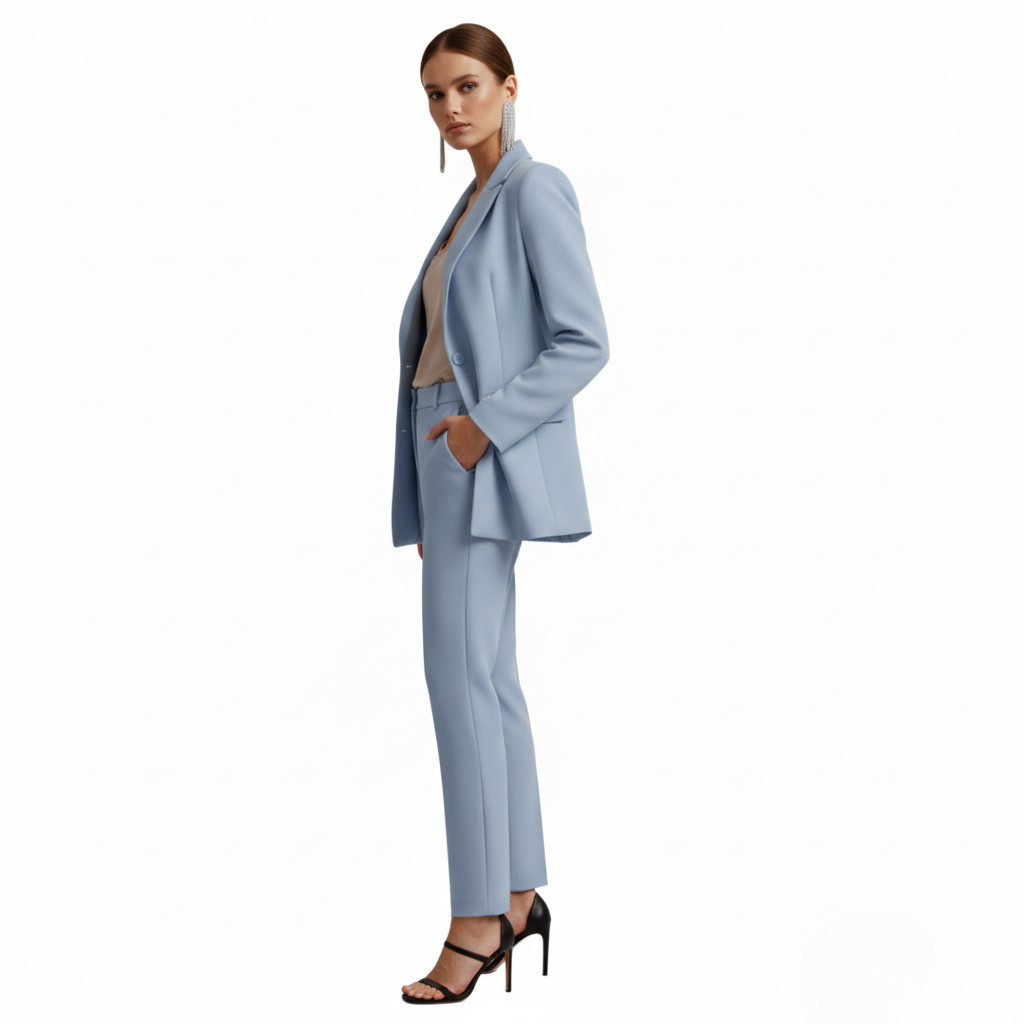 Ladies Business Jacket and Pants Set