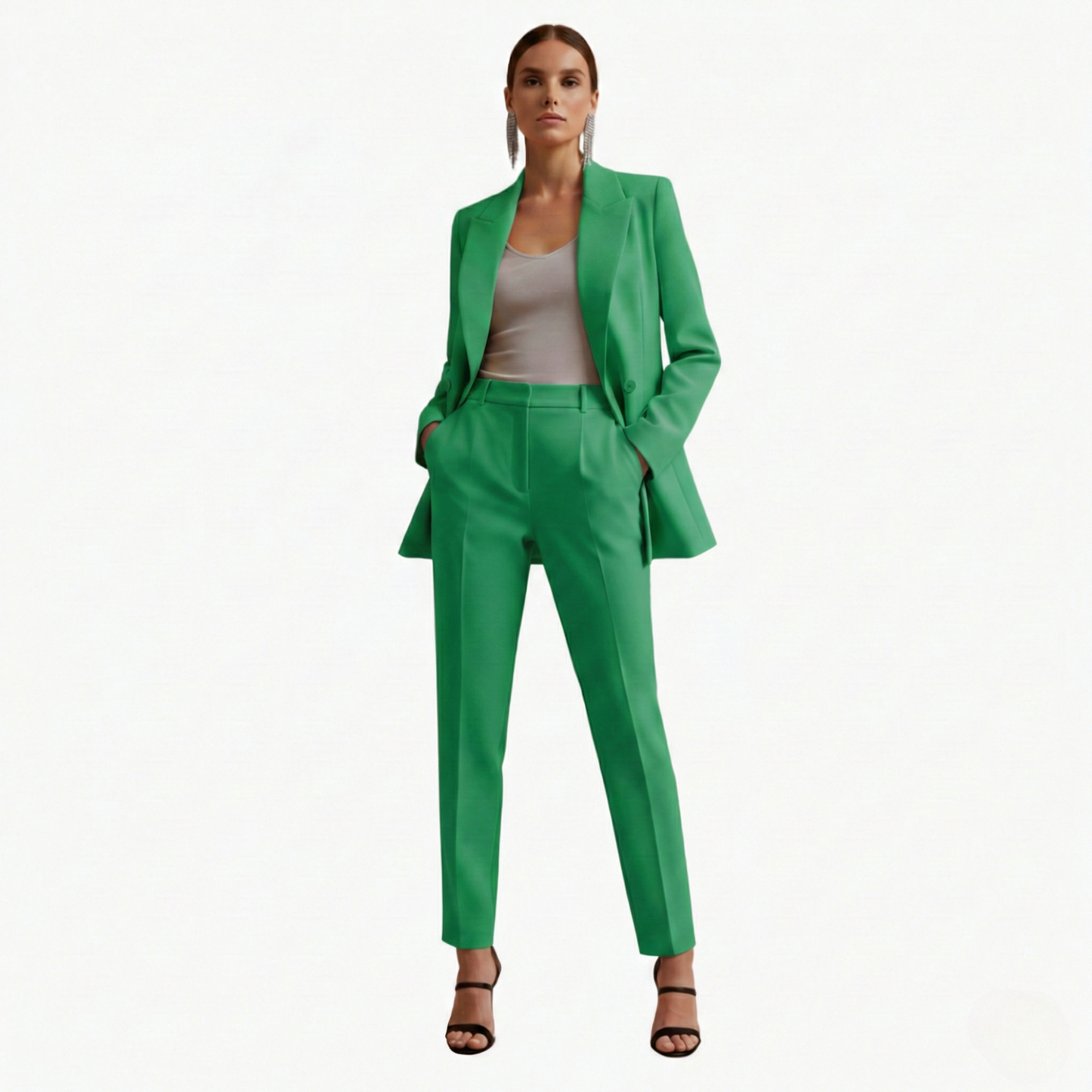 Ladies Business Jacket and Pants Set
