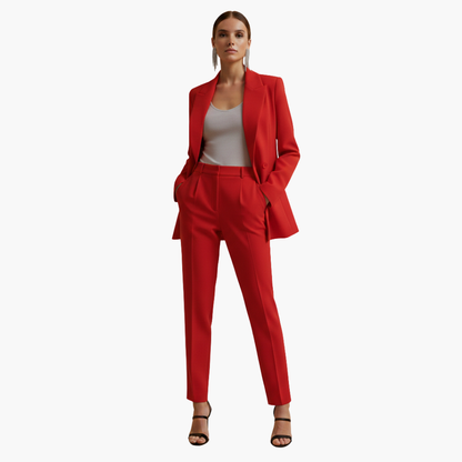 Ladies Business Jacket and Pants Set