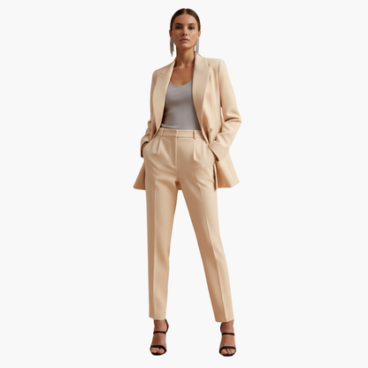 Ladies Business Jacket and Pants Set