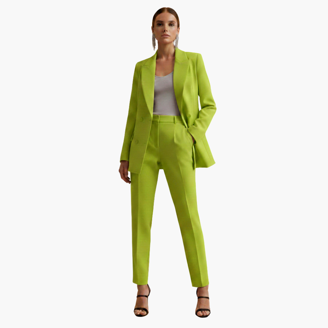 Ladies Business Jacket and Pants Set