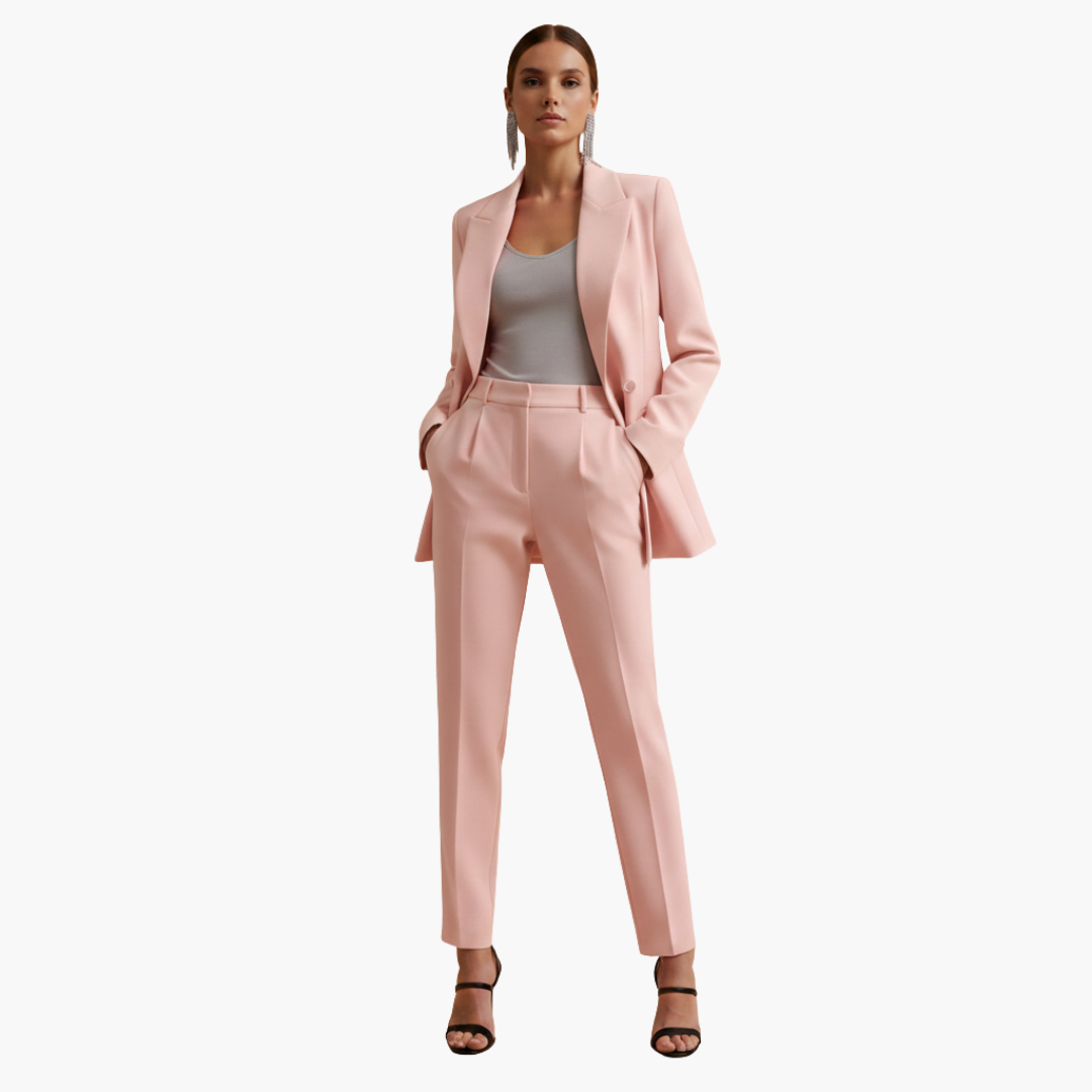 Ladies Business Jacket and Pants Set