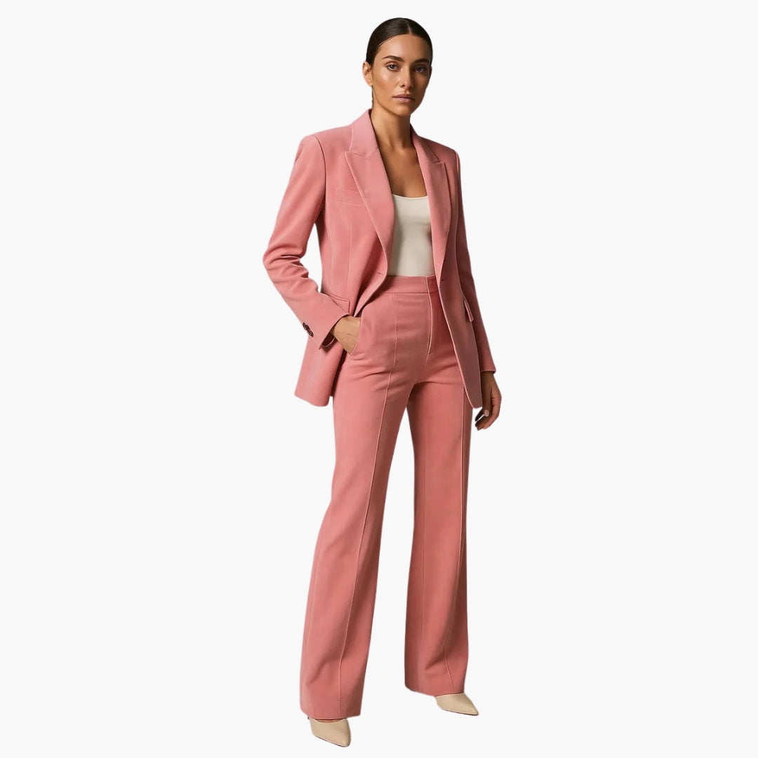 Ladies' Professional Blazer Pantsuit Set - Olytrend