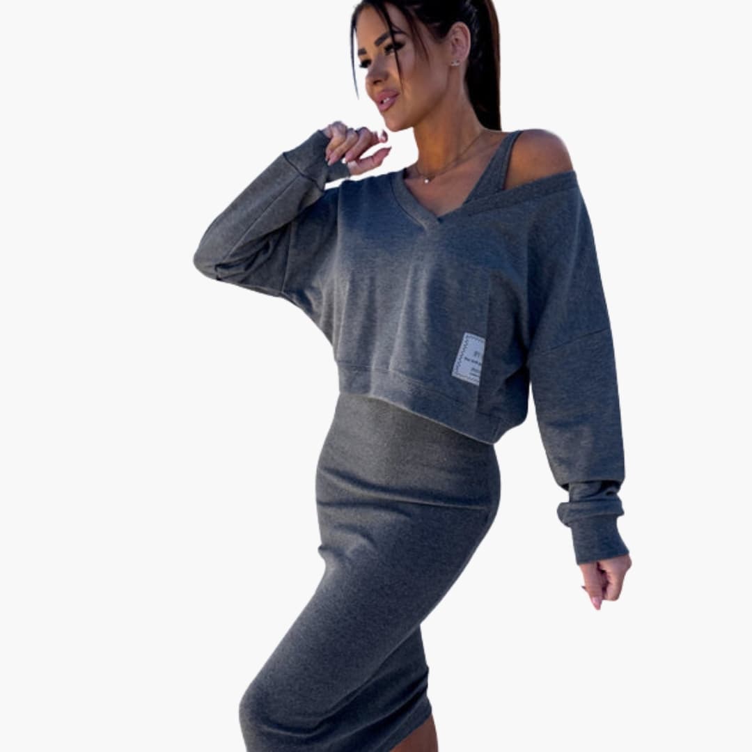 Comfy Women's Long Sleeve Casual Dress