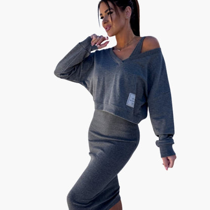 Comfy Women's Long Sleeve Casual Dress