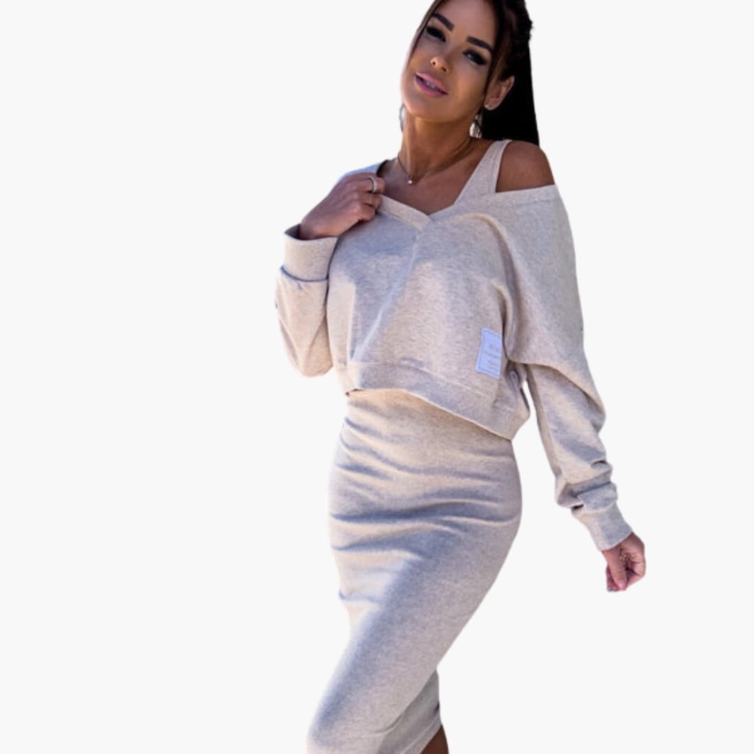 Comfy Women's Long Sleeve Casual Dress