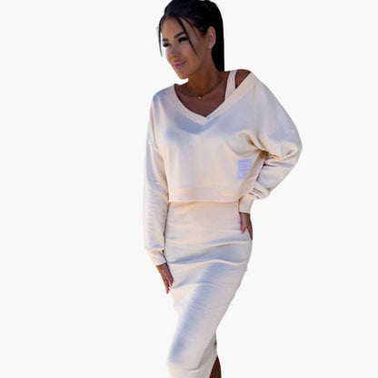 Comfy Women's Long Sleeve Casual Dress