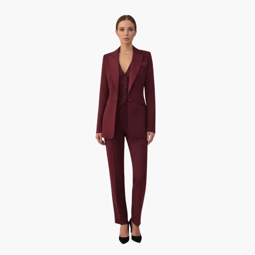 Classic 3-Piece Business Suit for Women