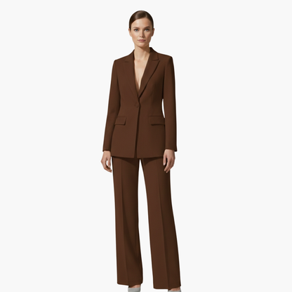 Ladies Business 2 Piece Jacket Pant Set