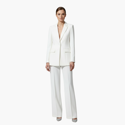Ladies Business 2 Piece Jacket Pant Set