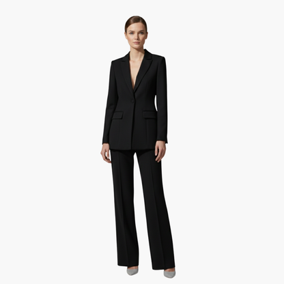 Ladies Business 2 Piece Jacket Pant Set