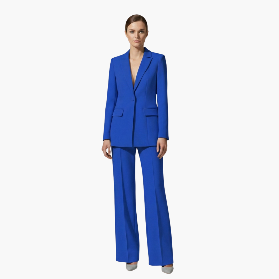 Ladies Business 2 Piece Jacket Pant Set
