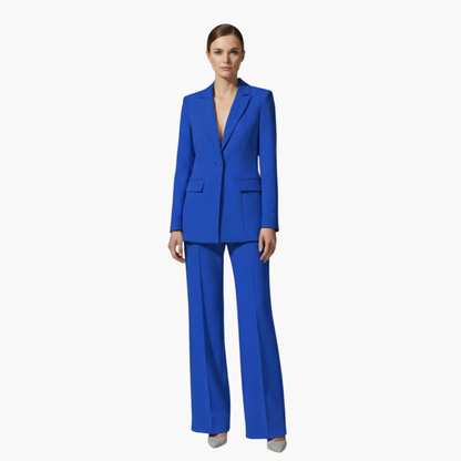 Ladies Business 2 Piece Jacket Pant Set