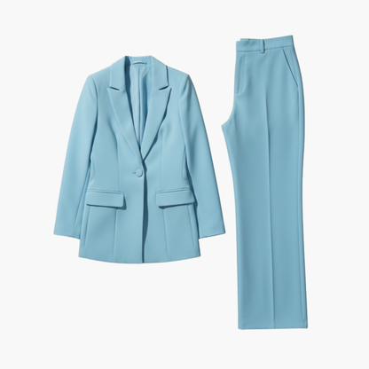 Ladies Business 2 Piece Jacket Pant Set - Olytrend