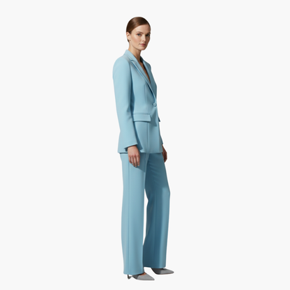 Ladies Business 2 Piece Jacket Pant Set