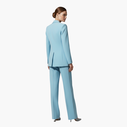 Ladies Business 2 Piece Jacket Pant Set