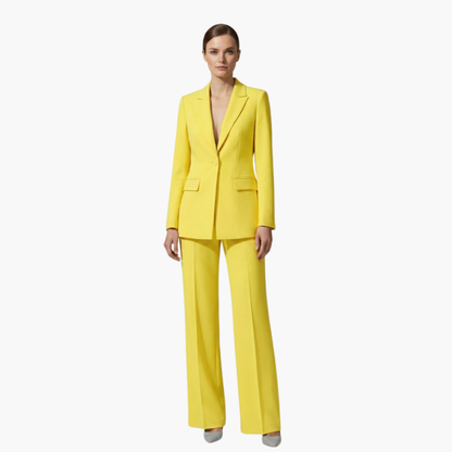 Ladies Business 2 Piece Jacket Pant Set