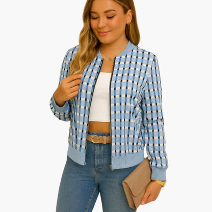 Classic Plaid Coat for Women