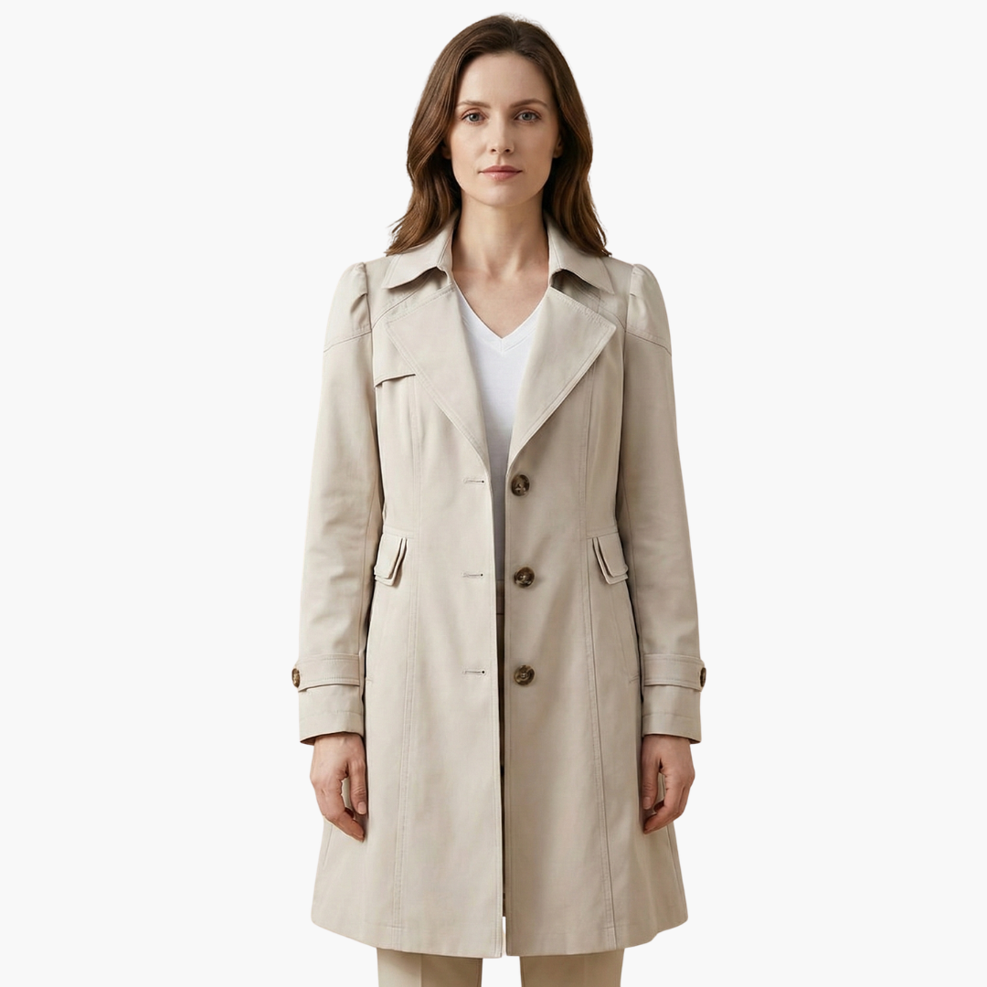 Ladies' Classic Belted Trench Coat