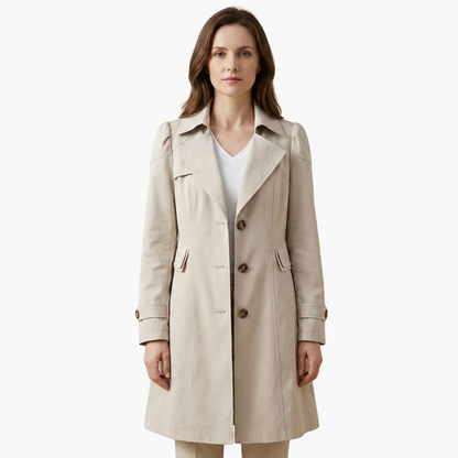 Ladies' Classic Belted Trench Coat