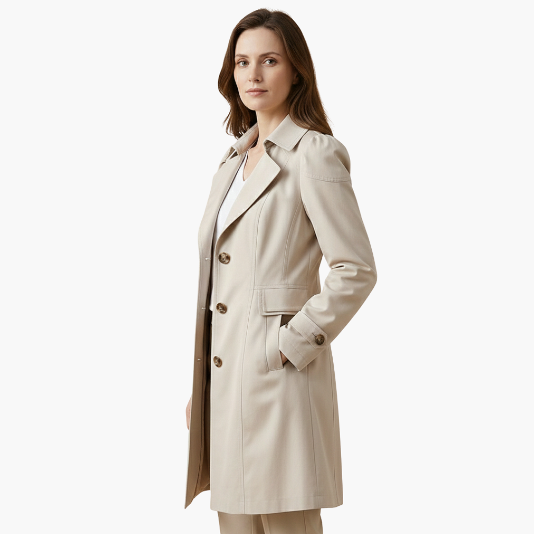 Ladies' Classic Belted Trench Coat