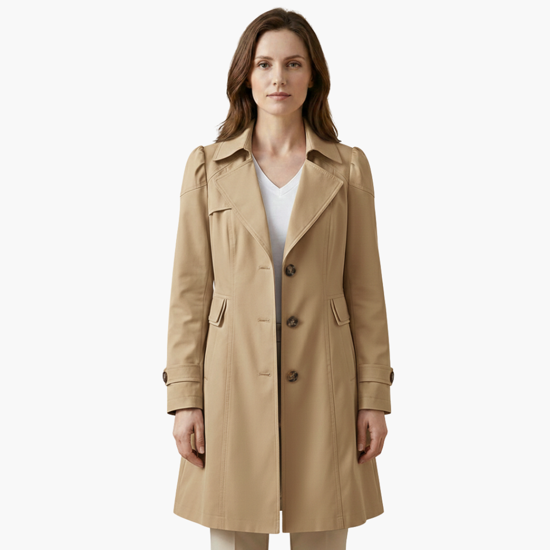 Ladies' Classic Belted Trench Coat