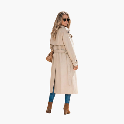 Ladies Classic Double Breasted Coat
