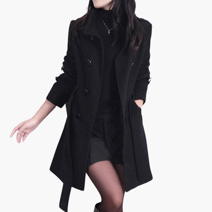 Ladies Classic Waterproof Coat with Pockets