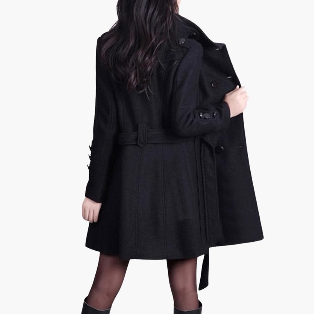 Ladies Classic Waterproof Coat with Pockets