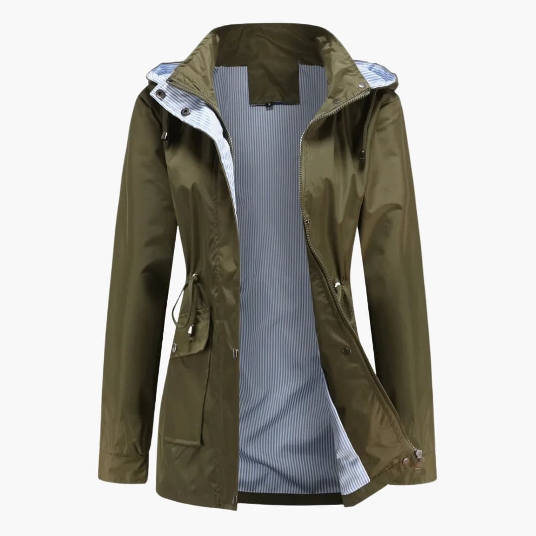 Ladies Water Resistant Zip Up Coat