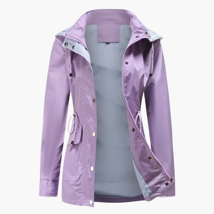 Ladies Water Resistant Zip Up Coat