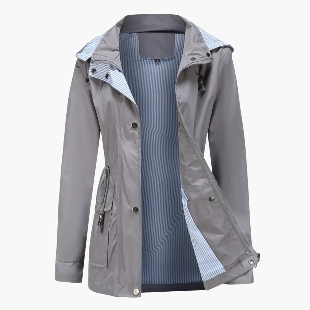 Ladies Water Resistant Zip Up Coat