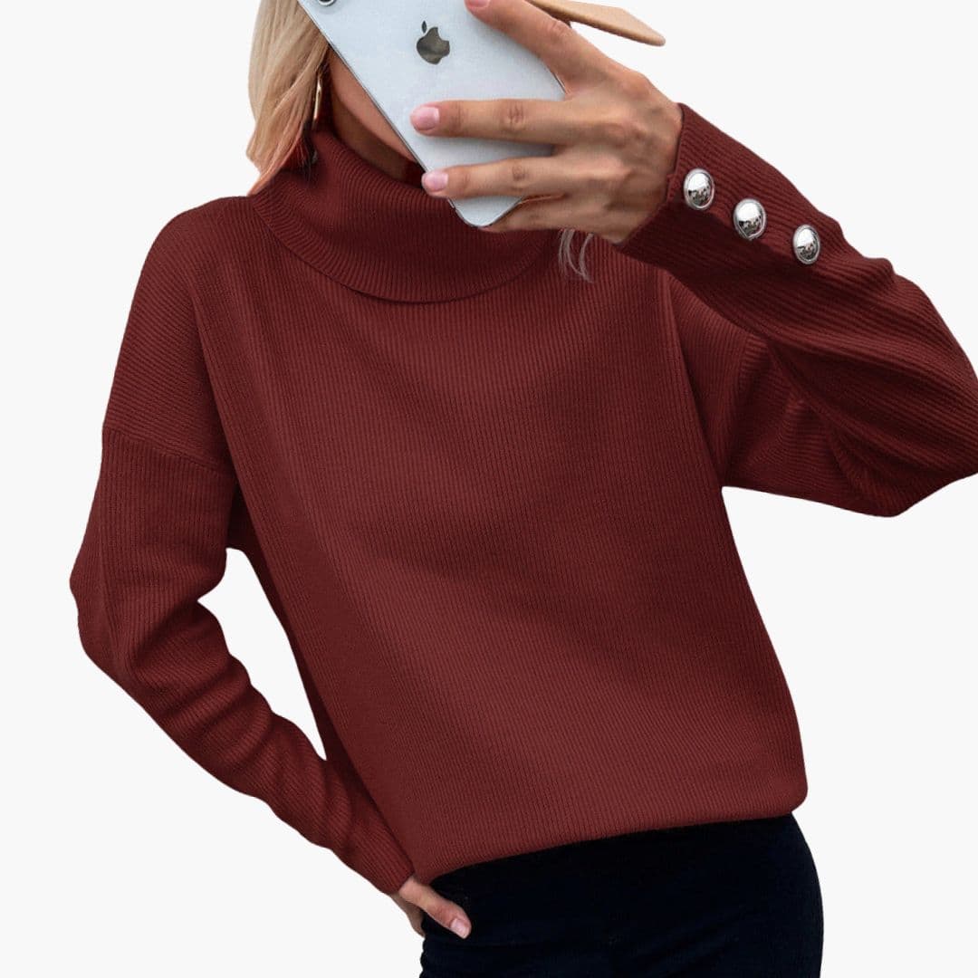 Ladies Classic Crew Neck Winter Sweater