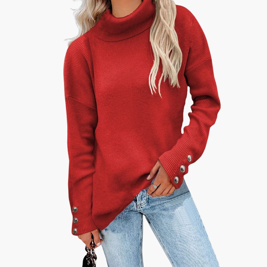 Ladies Classic Crew Neck Winter Sweater