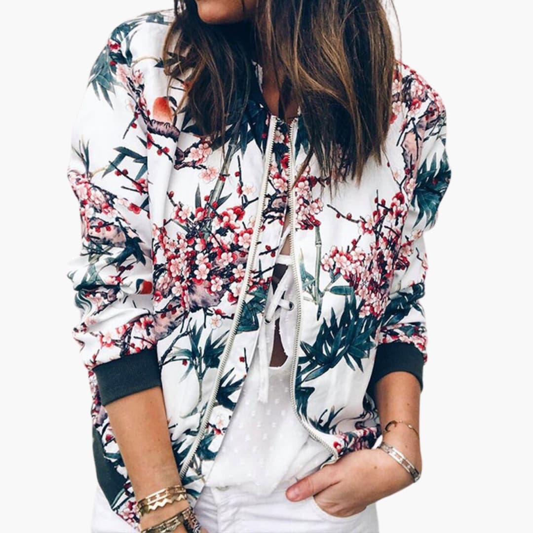 Ladies' City Windbreaker Jacket with Zip Pockets - Olytrend