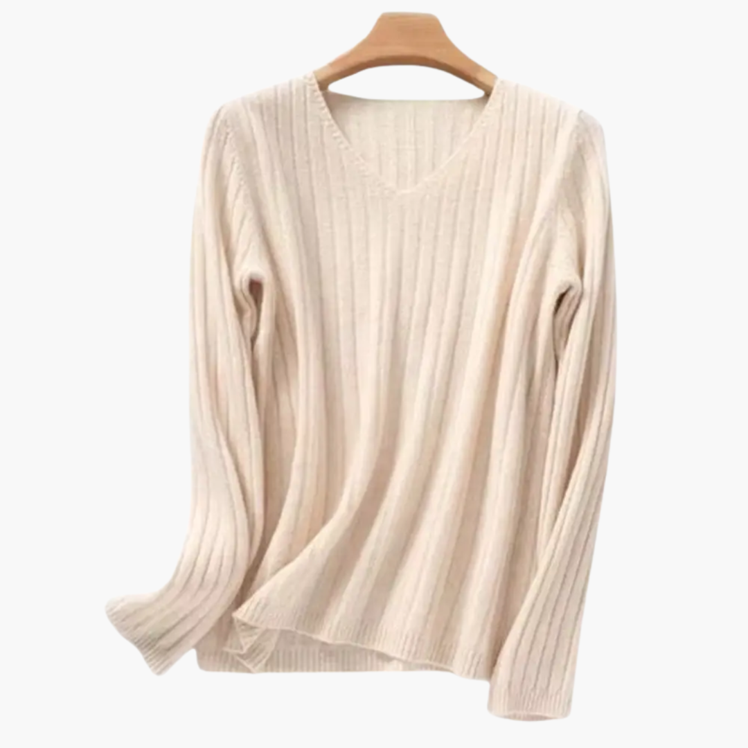Cozy Women's Long Sleeve Crew Neck Knit Sweater