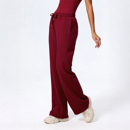 Comfortable Wide Leg Drawstring Pants