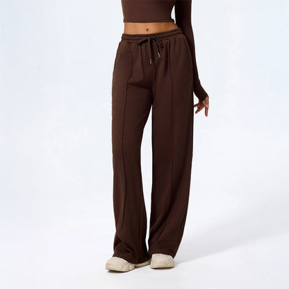 Comfortable Wide Leg Drawstring Pants