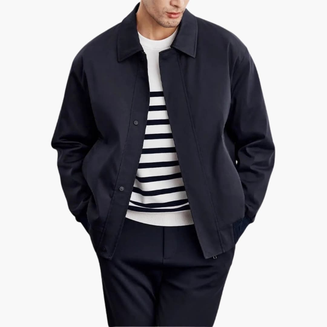 Women's Casual Bomber Jacket with Shawl Collar