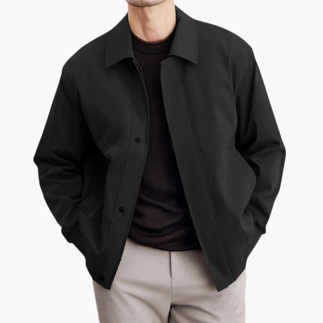 Women's Casual Bomber Jacket with Shawl Collar