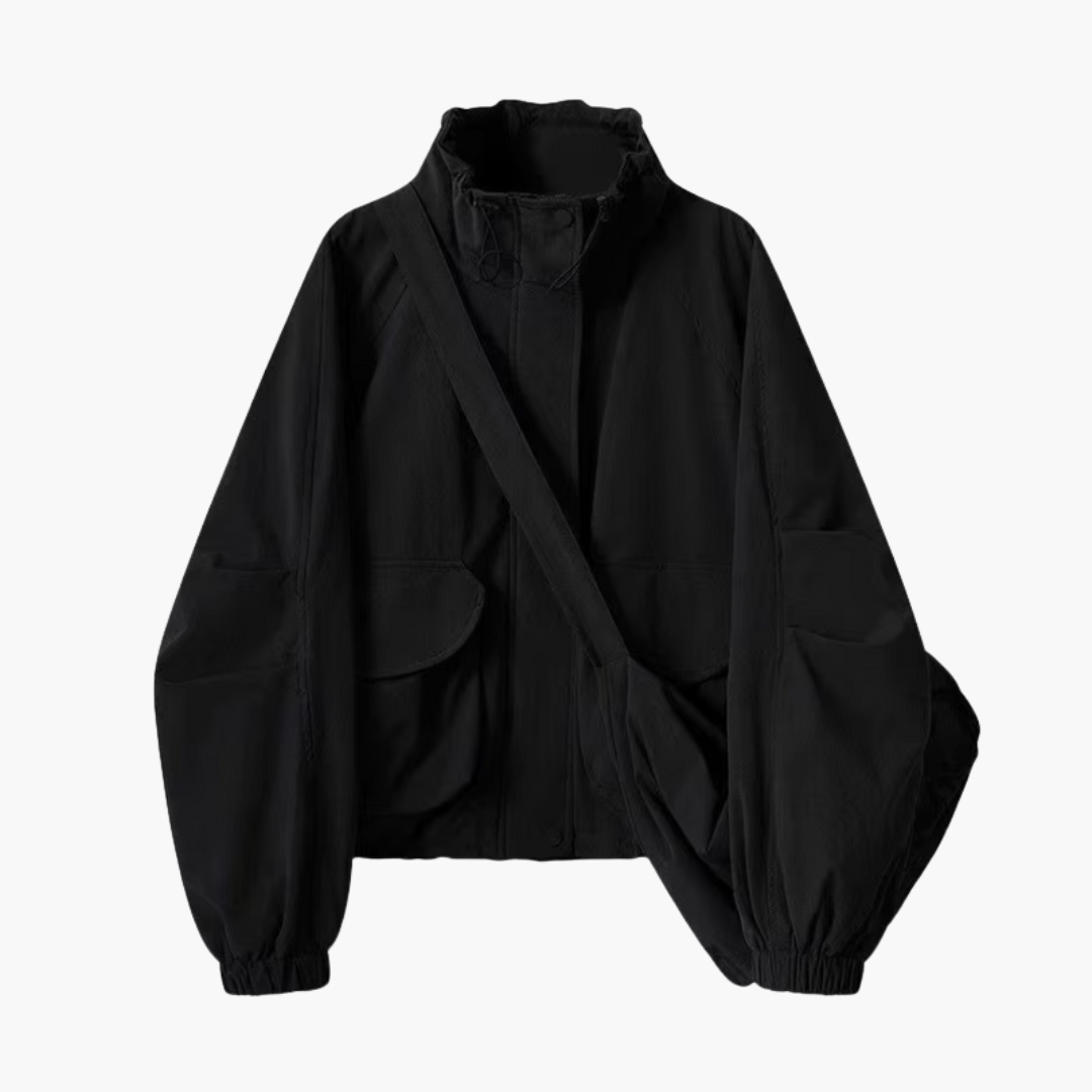Ladies Water Resistant Lightweight Windbreaker Coat