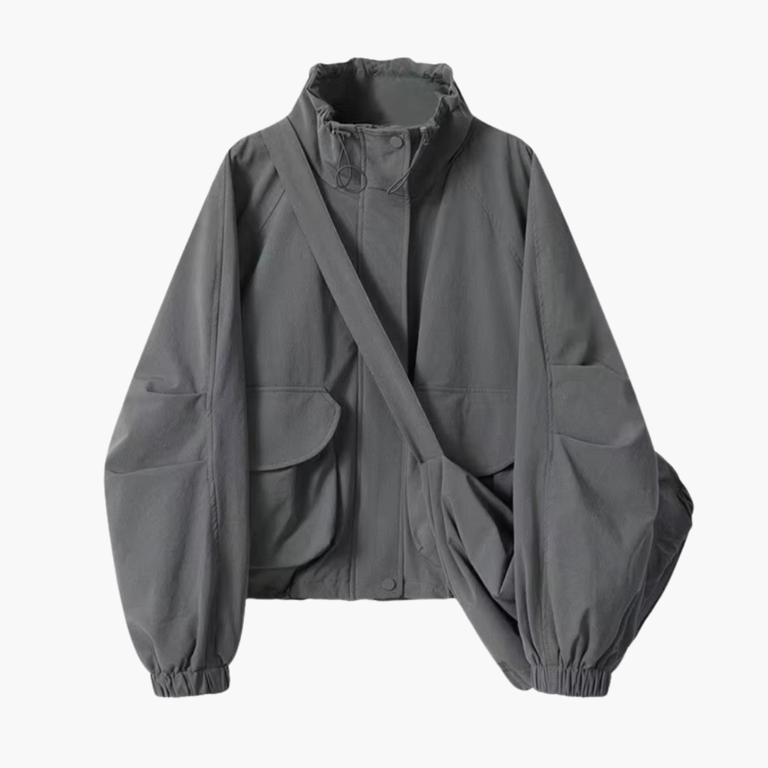 Ladies Water Resistant Lightweight Windbreaker Coat