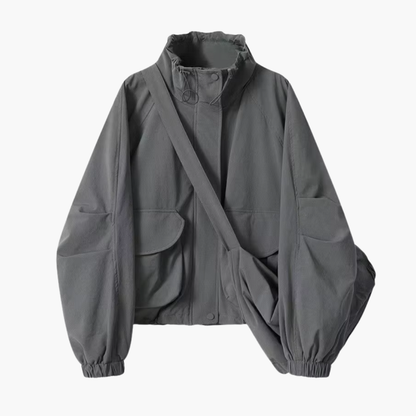 Ladies Water Resistant Lightweight Windbreaker Coat