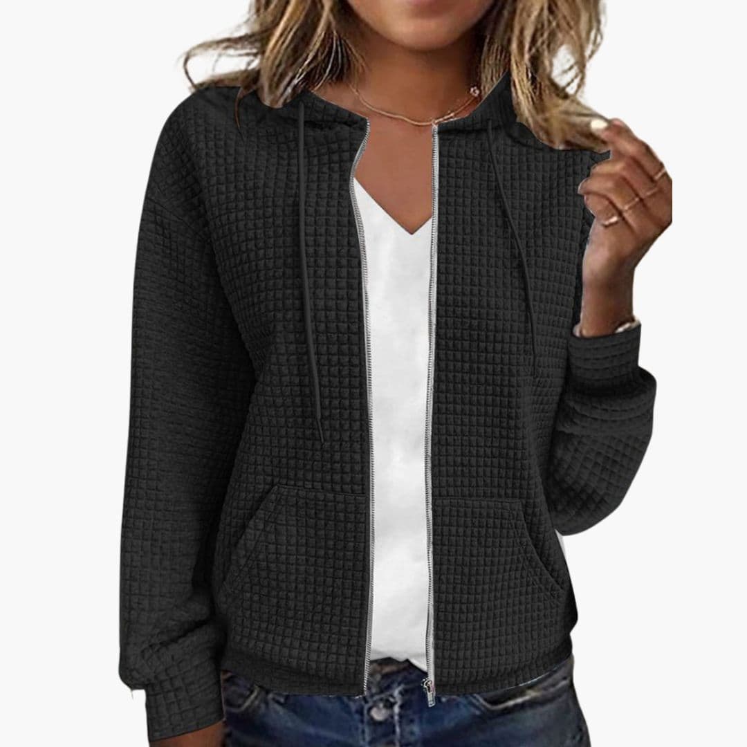 Ladies' Pullover Hooded Sweatshirt with Adjustable Hood