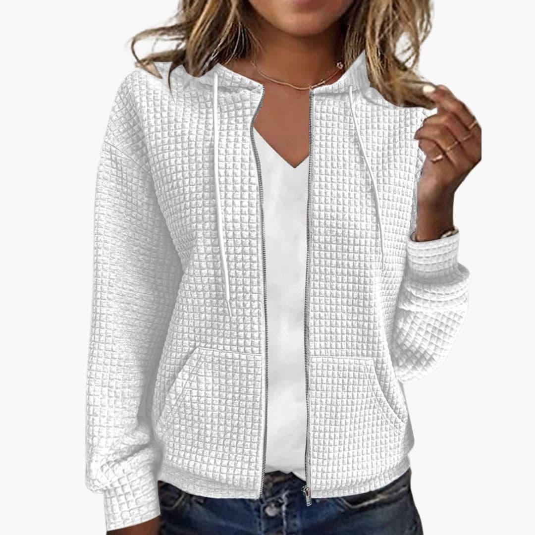 Ladies' Pullover Hooded Sweatshirt with Adjustable Hood