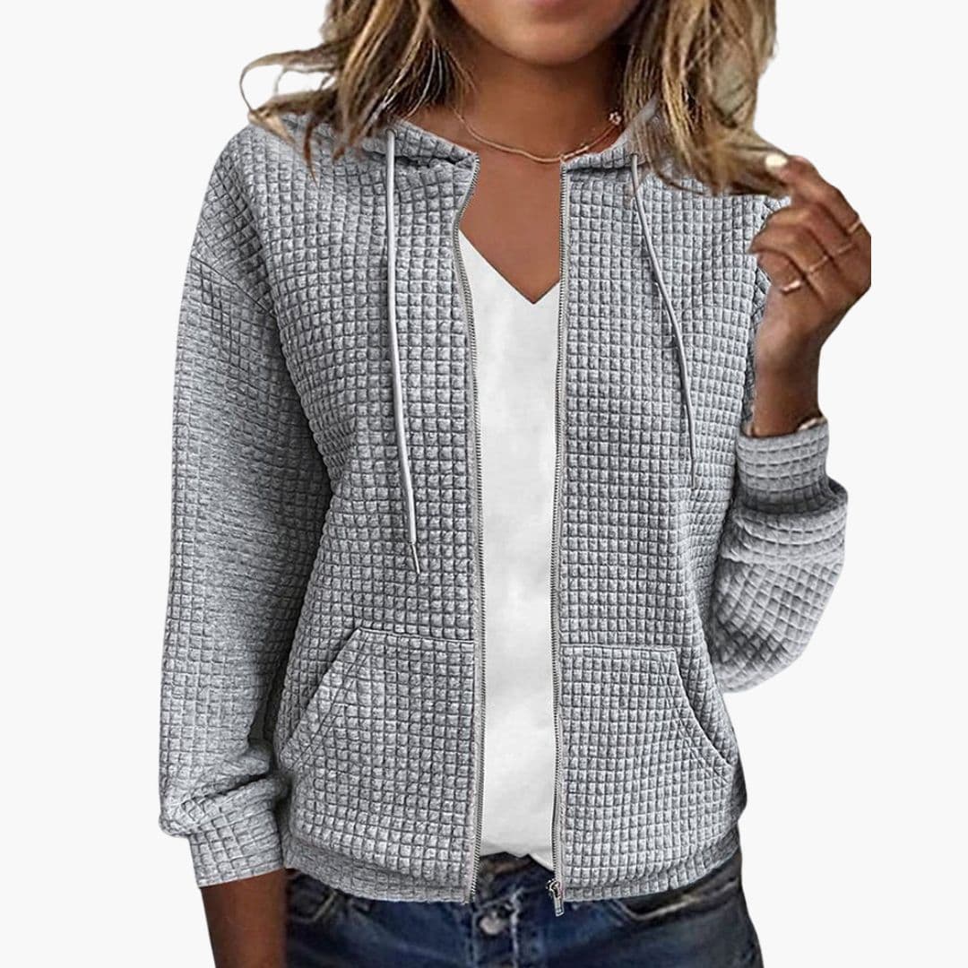 Ladies' Pullover Hooded Sweatshirt with Adjustable Hood
